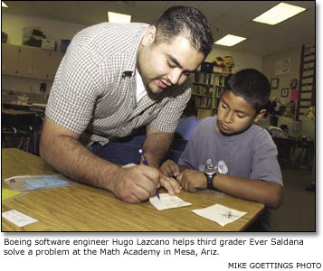 Boeing boosts Math Academy